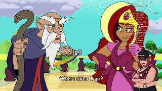 It is written here: "Only Allie can defeat Ganon"! (Arzette: The Jewel of Faramore [Part 1])