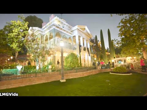 [2023] HAUNTED MANSION: NIGHTTIME POV - 4K 60FPS | DISNEYLAND, CALIFORNIA