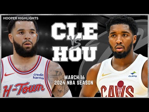 Cleveland Cavaliers vs Houston Rockets Full Game Highlights | Mar 16 | 2024 NBA Season
