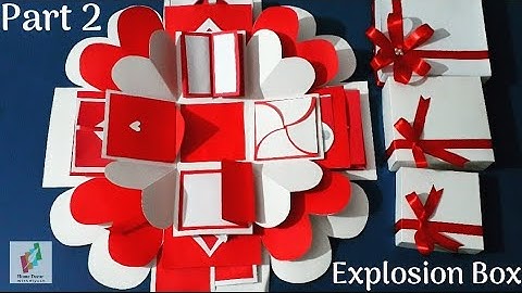 Explosion  box tutorial for Valentine