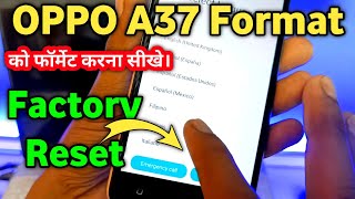 How to format oppo a37 - hard reset | how to reset oppo a37f easy method | Formatting Phone screenshot 3