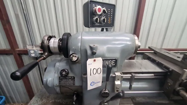 Hardinge HLV H Super Precision Lathe Lot 1100