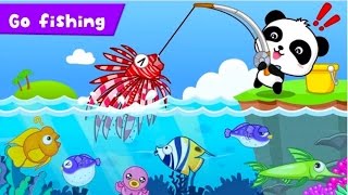 Happy Fishing｜Explore the mysterious ocean habitat |BabyBus Kids Games screenshot 3