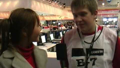 Happy interviewed after Groupstage WCG 2008