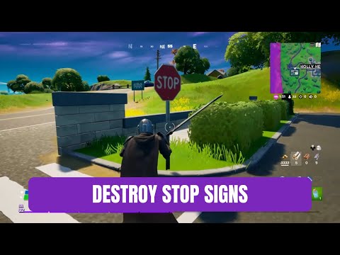 Video: Fortnite Stop Sign Placeringer Forklaret