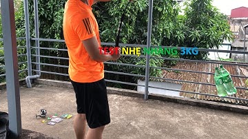 ( Test nhẹ 3kg )Bộ cần câu 2 khúc shimano bạo lực đặc kèm túi đựng cần tải cá 10-15kg