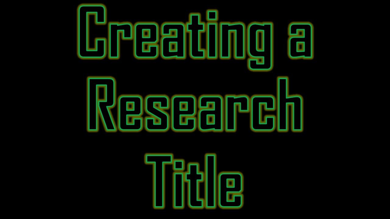 title research for youtube