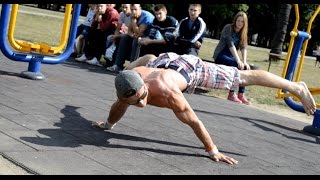 Street workout teenage freestyle challenge 2015 08 22 Lithuania