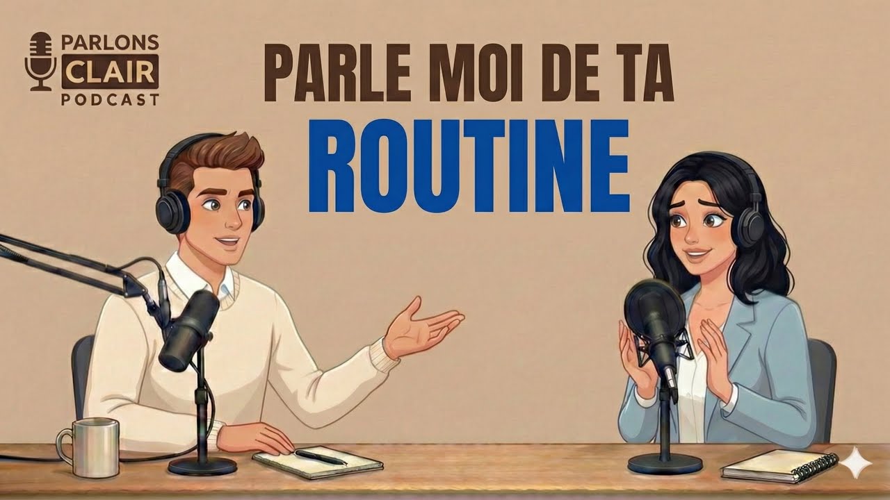 Parler de ta routine sans hésiter ni traduire dans ta tête