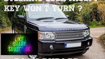 Key won’t turn in ignition? Rangerover vogue L322 not Land Rover 🤦‍♂️Easy bypass here