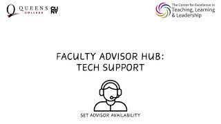 Set Advisor Availability in Navigate