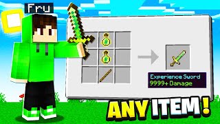 Minecraft But You Can Craft SWORDS From Any Item...