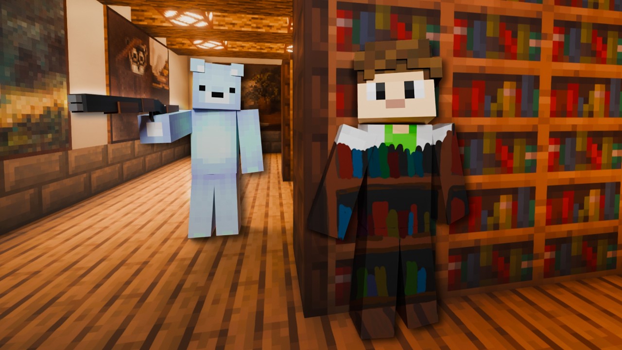 I made Meccha Chameleon in Minecraft