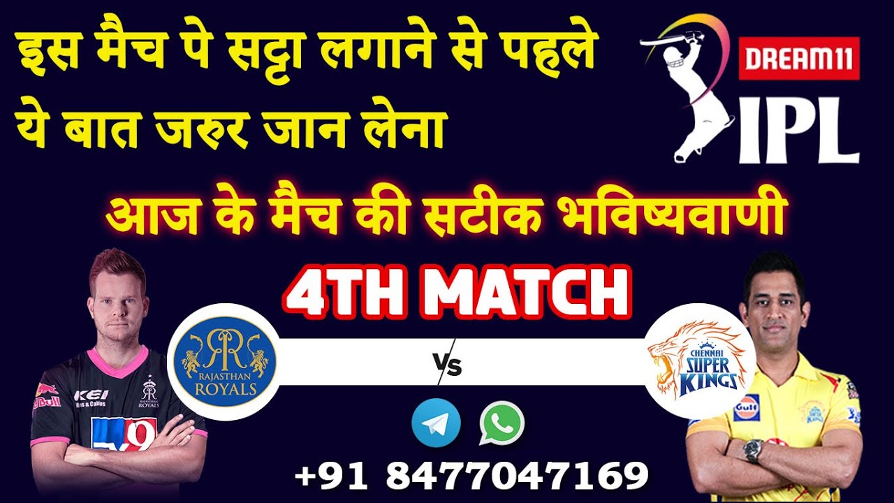 IPL 2020 - Match 4 | RR vs CSK | Playing 11, Match Preview, Pitch Report Match Prediction