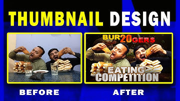 Thumbnail Design for client order | Youtube Thumbnail Tutorial For Beginners 2024 | HGD Services