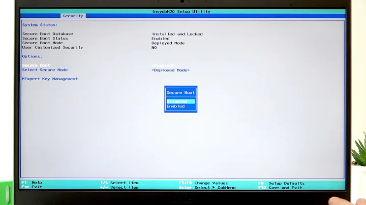 DELL G15 – How to Enable or Disable Secure Boot