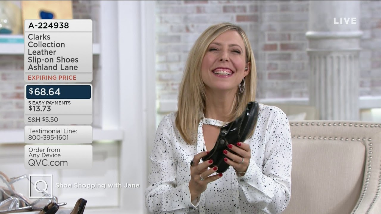 qvc shoe shopping with jane