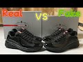 Real VS Fake Prada America's Cup Black Sneakers Review On Feet From Supkicks