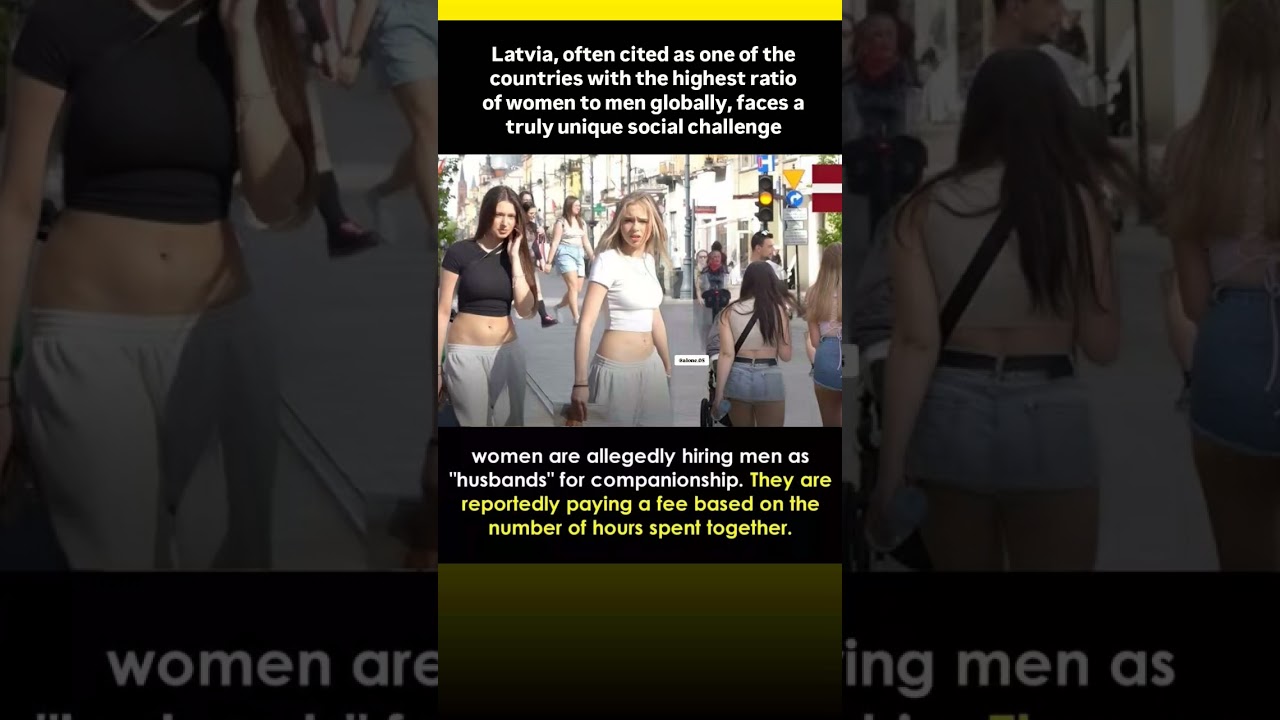 The information in the image regarding Latvia's "husbands for hire" is partially correct, 