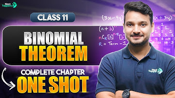 Binomial Theorem Class 11 One Shot | NCERT Maths Full Chapter-8 Revision | CBSE 2025-26 Exam