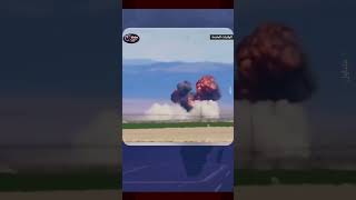 عاجل لحظة تصادم وسقوط طائرتي F-18 أمريكيتين 😱✈️ #أخبار #رؤية_حدث
