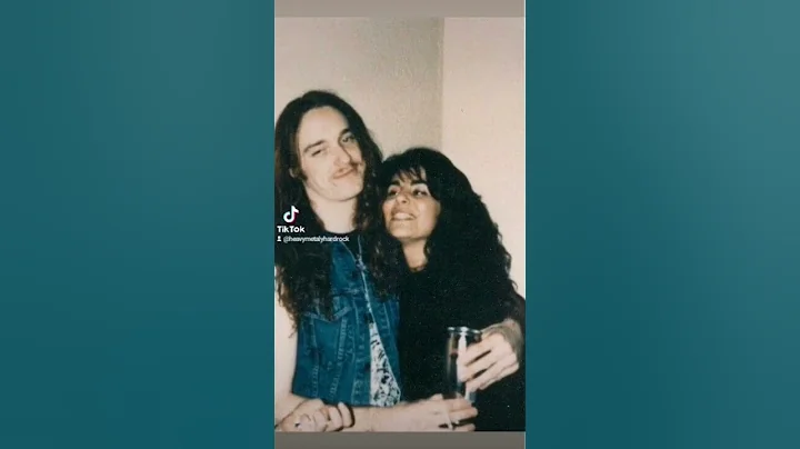 cliff burton con su novia corinne lynn.