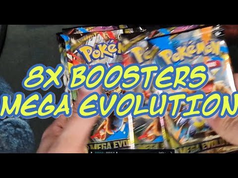 Otváračka - 8x MEGA EVOLUTION boosters