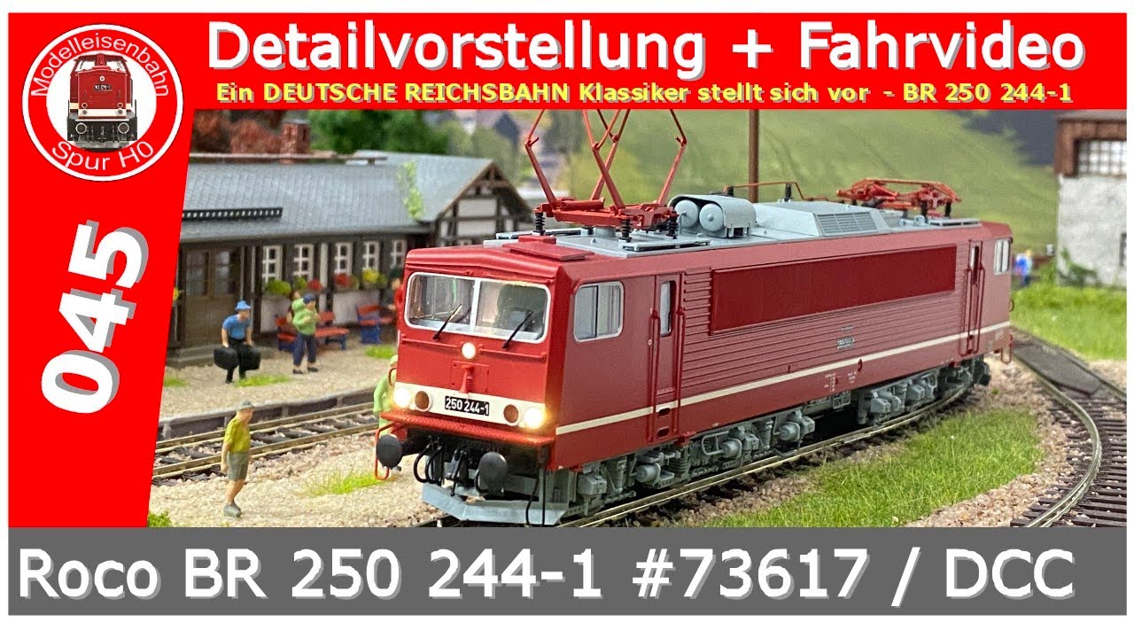 Roco BR250 #73617 digital mit Sound und Pufferkondensator Epoche IV Spur H0 DCC DR Elok Zugbildung
