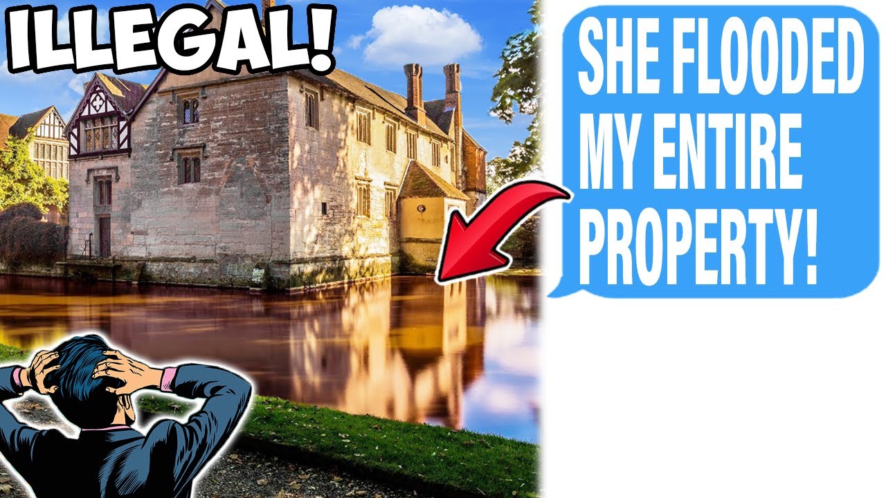 Neighbor Dug Moat Around MY House & Flooded The Property!