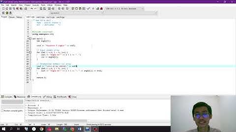 202532050_Satrio Andika S._Laporan 2_C | Basic C++ | One-Dimensional Arrays Explained with Examples