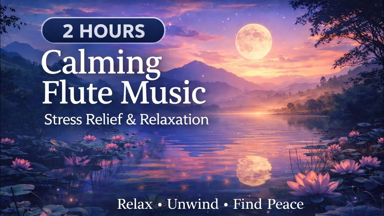Relaxing Flute Music – 2 Hours of Calm Ambient Music for Stress Relief ...