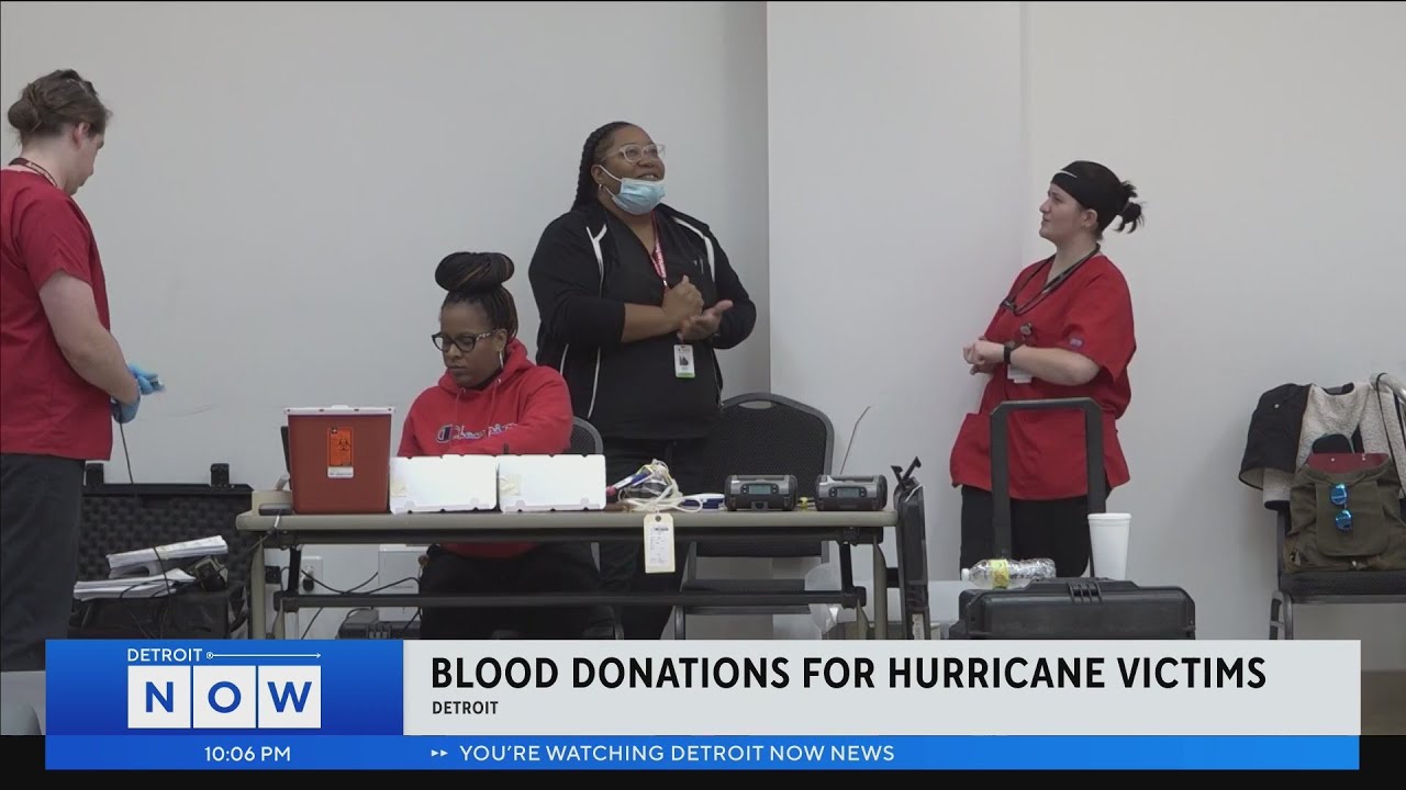 Red Cross mobilize blood donations for Hurricane Ian victims - YouTube