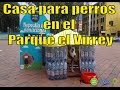 Construcción de casa para perros en el parque el Virrey - Evento