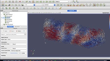 Paraview betty dataset - glyph