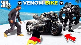 Franklin and Shin Chan Stealing VENOM’S Super Bike in GTA 5 in Telugu