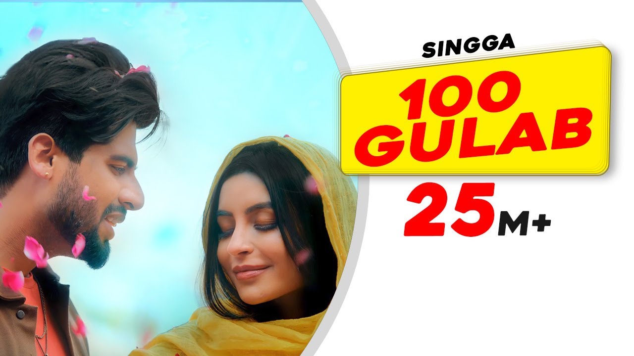 SINGGA 100 Gulab Official Video   Nikkesha   Rose Day Special Punjabi Song   Latest Rose Day Song