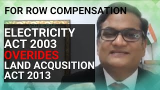 For ROW Compensation the Electricity Act 2003 Overrides Land Acquisition Act 2013 screenshot 2