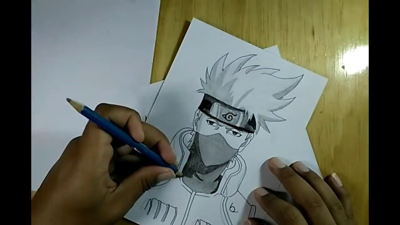  Gambar  3D Naruto  Pensil 