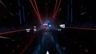 Just playing any level in beat saber exept rap god