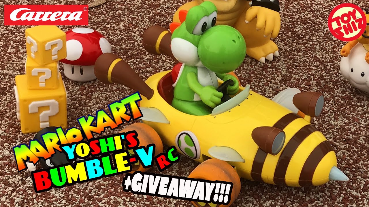 Carrera Yoshi Bumble-V Mario Kart RC - YouTube