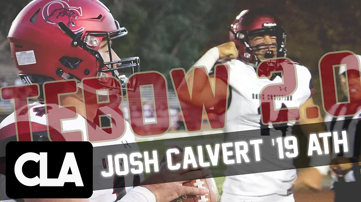 BETTER THAN Tim Tebow Was in HS? ATH Josh Calvert ...