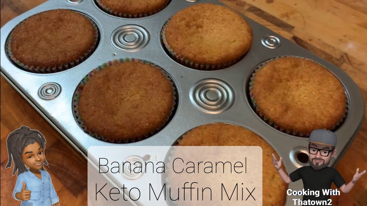 Keto and Co Banana Caramel Keto Muffin Mix Banana Muffins Product