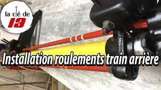 Installation roulements train arrière 205 GTI