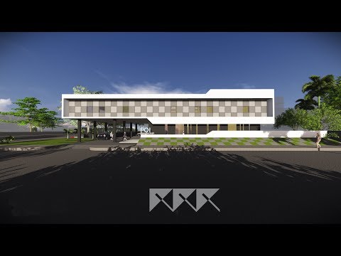 Contemporary Office Building Design for IT - YouTube