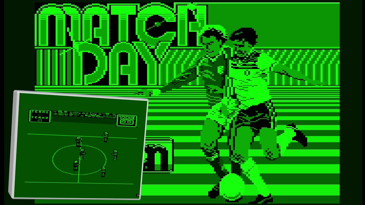Match Day Amstrad CPC - How To Use The Green Screen Setting on