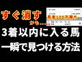 【競馬】 馬券内(3着以内)に入る馬を見つける方法