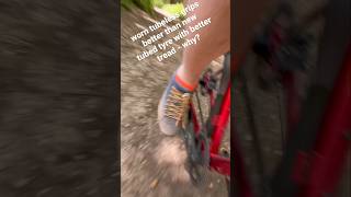 Worn, Bald Tubeless Tyres Grip Better On Loose Gravel Than New, Better Tread Tubed Tires - But Why?