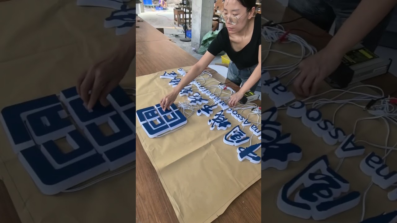 Solid Acrylic Engraved Letters | Edge-Lit Custom SignPrecision 