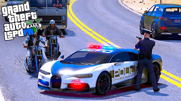 ¿Hay un Bugatti de la policía?