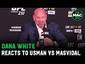 Dana White reacts to UFC 251, Kamaru Usman vs. Jorge Masvidal & the first show on Fight Island